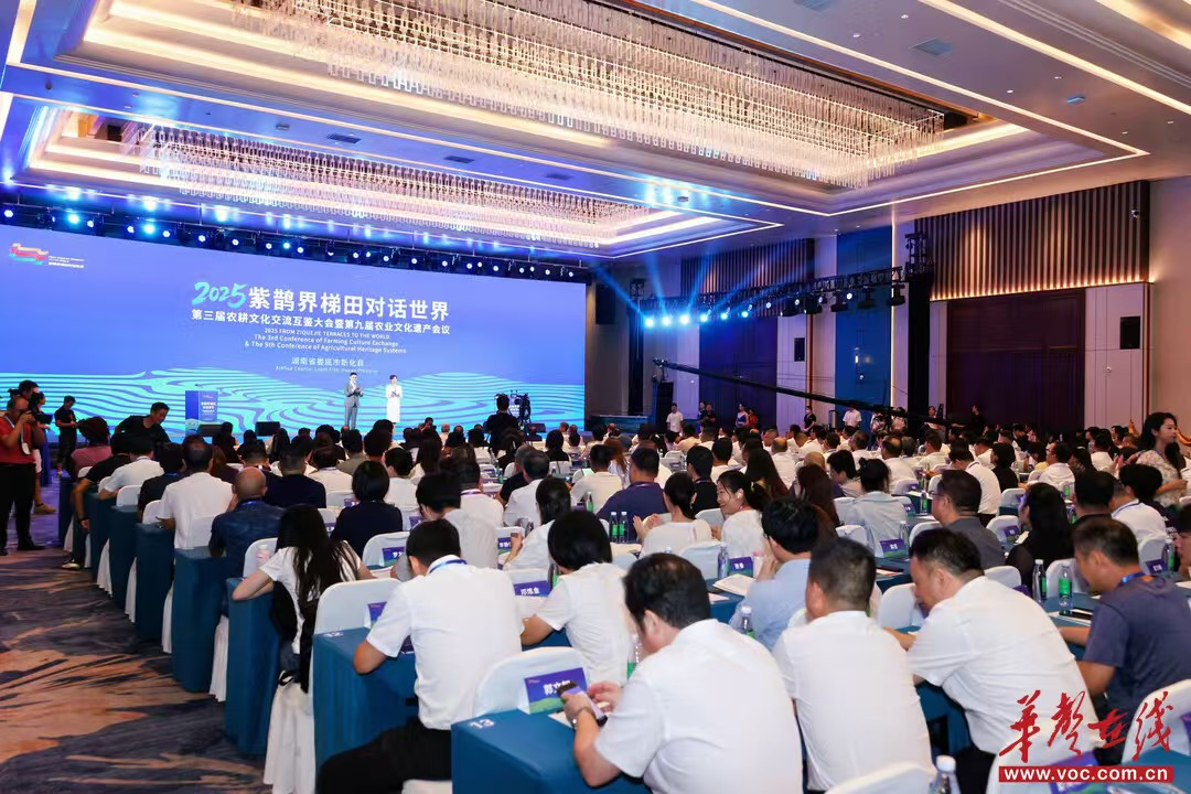 2025“紫鹊界梯田对话世界”农耕文化交流互鉴大会在新化启幕